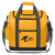 Custom Flip Flap Insulated Cooler Bag - Yellow