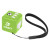 Customizable Fidget Fun Cube Stress Toy with Logo - Lime with white
