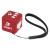 Customizable Fidget Fun Cube Stress Toy with Logo - Red with white