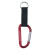 Custom Carabiner With Strap and Split Ring - Maroon