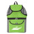 Custom All-In-One Beach Backpack Cooler - Lime 