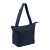 Custom Kade Recycled 6-Can Tote Cooler Lunch Bag - Navy Side View 
