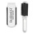 Custom Kwik-Fix Folding Brush with Mirror - White