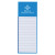 Custom Magnetic Note Pad - Blue