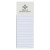 Custom Magnetic Note Pad - White