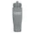 Custom Poly-Clean 28 oz. Plastic Bottle - BPA Free - Translucent charcoal