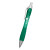Rio Ball Point Pen with Contoured Rubber Grip - Translucent Green