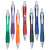 Rio Ball Point Pen with Contoured Rubber Grip Promotional Custom Imprinted With Logo