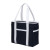 Custom Varsity Club Tote - Navy Side View 