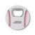 Custom Baseball Bottle Opener - White