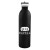 Custom 24 Oz. Stainless Steel Newcastle Bottle - black