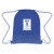 Custom Connect The Dots Non-Woven Drawstring Bag - Royal blue