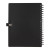 Custom 5" x 7" FSC Recycled Stash Spiral Notebook - Black Back View 