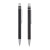 Custom Mod Recycled Pen and Pencil Gift Set - Black Side View 