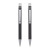 Custom Mod Recycled Pen and Pencil Gift Set - Black Front View 