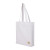 Custom FEED Organic Cotton Book Tote - White Side View 