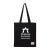 Custom FEED Organic Cotton Book Tote - Black 