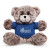 Custom 7" Soft Plush Bear With T-Shirt - Reflex Blue 