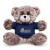 Custom 7" Soft Plush Bear With T-Shirt - Navy Blue