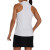 Custom FootJoy Women's Racerback Performance Golf Tank Polo - White Back View 