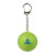 Custom Pickleball SPF15 Lip Balm Keychain - Green Front View 