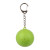 Custom Pickleball SPF15 Lip Balm Keychain - Green Back View 