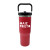 Custom 30 oz Tumbler w/ Straw - Red