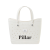 Custom Crocs Classic Large Tote - White