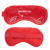 Custom Plush Hot/Cold Eye Mask - Pastel red