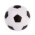 Custom Soccer Stress Ball - Black/White Back side