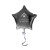 Custom 18" Star-shaped Mylar Balloon 1 COLOR 1 SIDE - Silver 