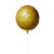 Custom 18" Circular Mylar Balloon 1 COLOR 1 SIDE - Gold 