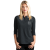 Custom Women's Cambridge Henley - Black 