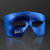 Custom Blue Masks, Mardi Gras Costume Accessory (NON-Light Up) - Blue 