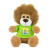 Custom Fluffy the Fierce 6" Plush Teddy Lion - Lime 
