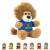 Custom Fluffy the Fierce 6" Plush Teddy Lion - All Colors 