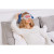 Custom Comfort Pals Shark 2-in-1 Pillow Sleep Mask - Blue In Use 