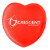 Custom Heart Pill Box - Translucent Red