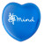 Custom Heart Pill Box - Translucent Blue 