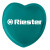 Custom Heart Pill Box - Translucent Aqua 