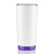 Custom 20 oz Joe 2 Tumbler - White/Purple 