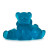 Custom America 250 - 4 oz. Digibag-Blue Raspberry Gummy Bears - Blue Gummy Bears View