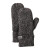 Custom Unisex WOODLAND Roots73 Knit Mitts - Dark Charcoal Mix 