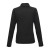 Custom TELICA Women's Brushed Back Recycled Fleece Jacket - Black Back View 
