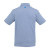 Custom FootJoy Mens MicroFeeder Stripe Performance Golf Polo - New Royal/White Back View 