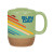 Custom 14 oz. Full Color Cork Base Ceramic Mug - Lime green