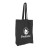 Custom PureCotton Gusset Tote - Black Side View 