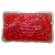 Printed Gel Beads Hot-Cold Pack Rectangle - Red