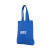 Custom MiniCarry Cotton Tote - Blue Side View 