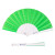 Custom Folding Hand Fan - Green